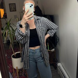 H&M Oversized Flannel Shirt